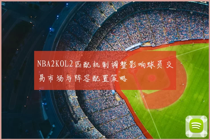 NBA2KOL2匹配机制调整影响球员交易市场与阵容配置策略